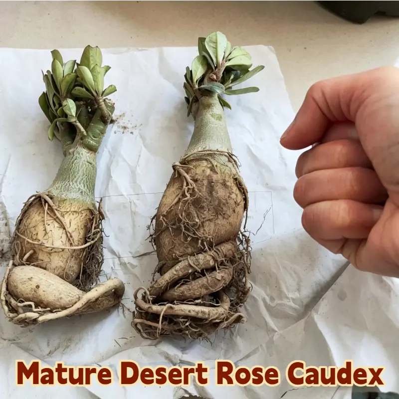 Double Flower Desert Rose Adenium Obesum, Live Blooming Succulent, Easy Care Outdoor & Indoor Plant