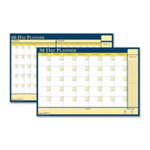 Skilcraft NSN2074058 30-60 Day Flexible Planner- Reversible-Erasable- 36 in. x 24 in.