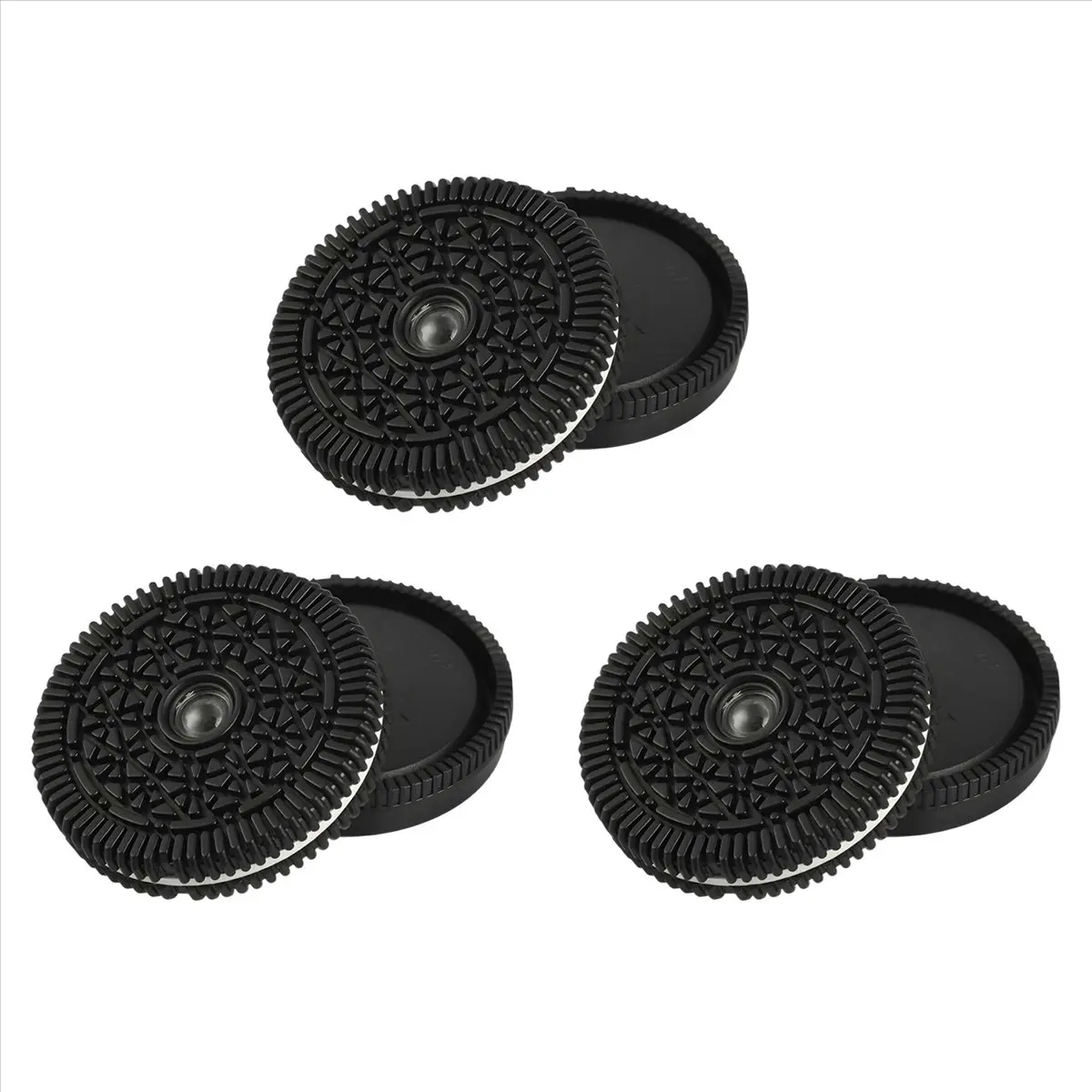Black 3pcs 32mm F10 Free Focus Pancake Lens for Sony E-Mount Series Mirrorless Cameras