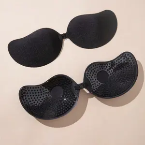 1 Pair Classic Mango Shape Self-Adhesive Bra Cups in, Comfortable and Versatile Breast Enhancers for All Occasions