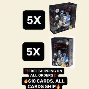 (6/14) Break #457 : (5) 2025 Topps Signature Football Megas & (5) 2025 Topps Signature Blasters