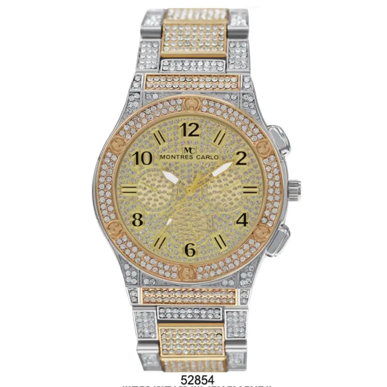 Montres Carlo Metal Band Watch (52854)