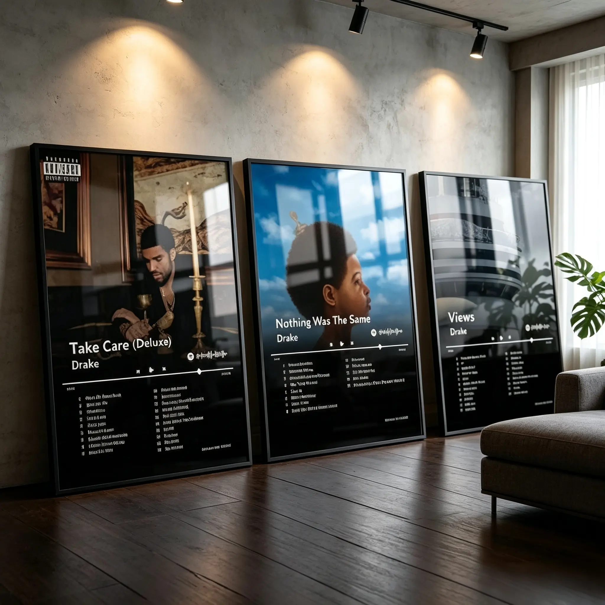 Drake Poster |    Album Cover Canvas Wall Art for Bedroom, Dorm & Home Decor album artwork poster hip hop poster album cover rap fan hip-hop fan