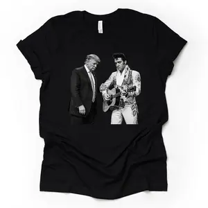 Trump Visiting Graceland Elvis Presley T-shirt | President USA America Shirt