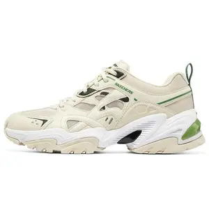 Skechers Stamina V2 Men's Fashion Low-Top Casual Shoes with Fabric and Leather in Khaki Green Verifiable, with credentials and supporting global authentication