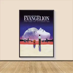 Neon Genesis Evangelion the End of Evangelion Movie Poster Print, Canvas Wall Art, Room Decor, Personalized Gift, Wall Art Print