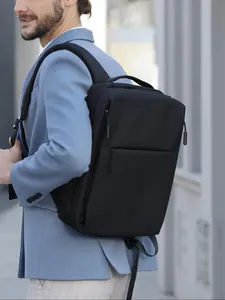 Business Laptop Backpack, Large Capacity Main Bag, Built-in Structural Frame, Backpack for Men & Women, Casual Trendy Versatile High-quality Daily Commuting Bag