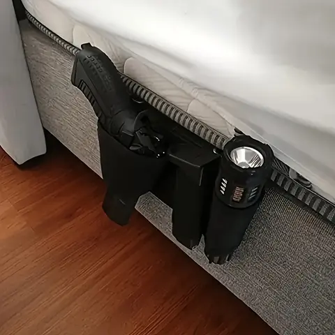 Classic Invisible Carry Pistol Holster - Concealed Holster, Compact, Bedside/Seat Stash, Storage for Bedside/Seat Gun, Self-Defense Accessory for Sports & Outdoor Gym Bags