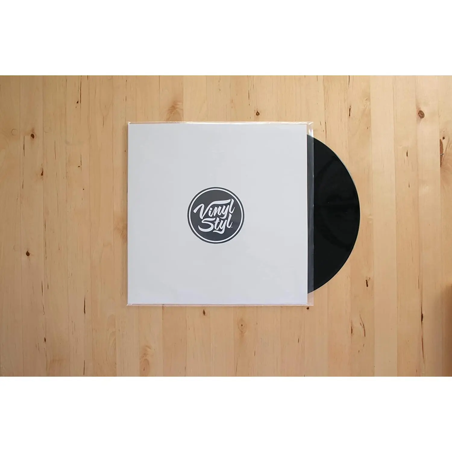 Vinyl Styl® VS-P-008 7 in Open-Top Outer Record Sleeves, 50 Pack, 3 Mil Thick Abrasive Wear-Preventing Polyethylene, Audiophile [BAGS / SLEEVES] Large Item Exception, 3 Mil Thick Sleeves