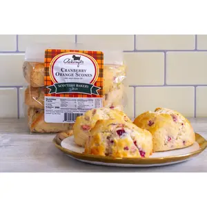 Ackroyd's Scones: Cranberry Orange (6 Pack)