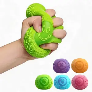 Fuzz Squeeze Ball Sensory Toy with a Velvet Texture Fidget Toys - You Can See and Feel - Ages 3 and Up Anxiety Relief Fuzz Stress Balls Party Favors Birthday Gifts
