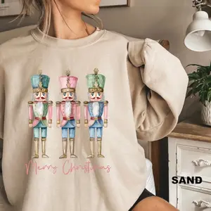 11” DTF Direct to Film Transfer - Pastel Nutcracker - Ready to Ship