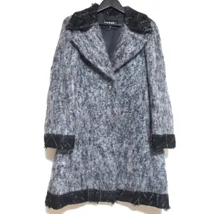 Pre-owned CHANEL Others Small Leather Goods Mohair Silk Coat