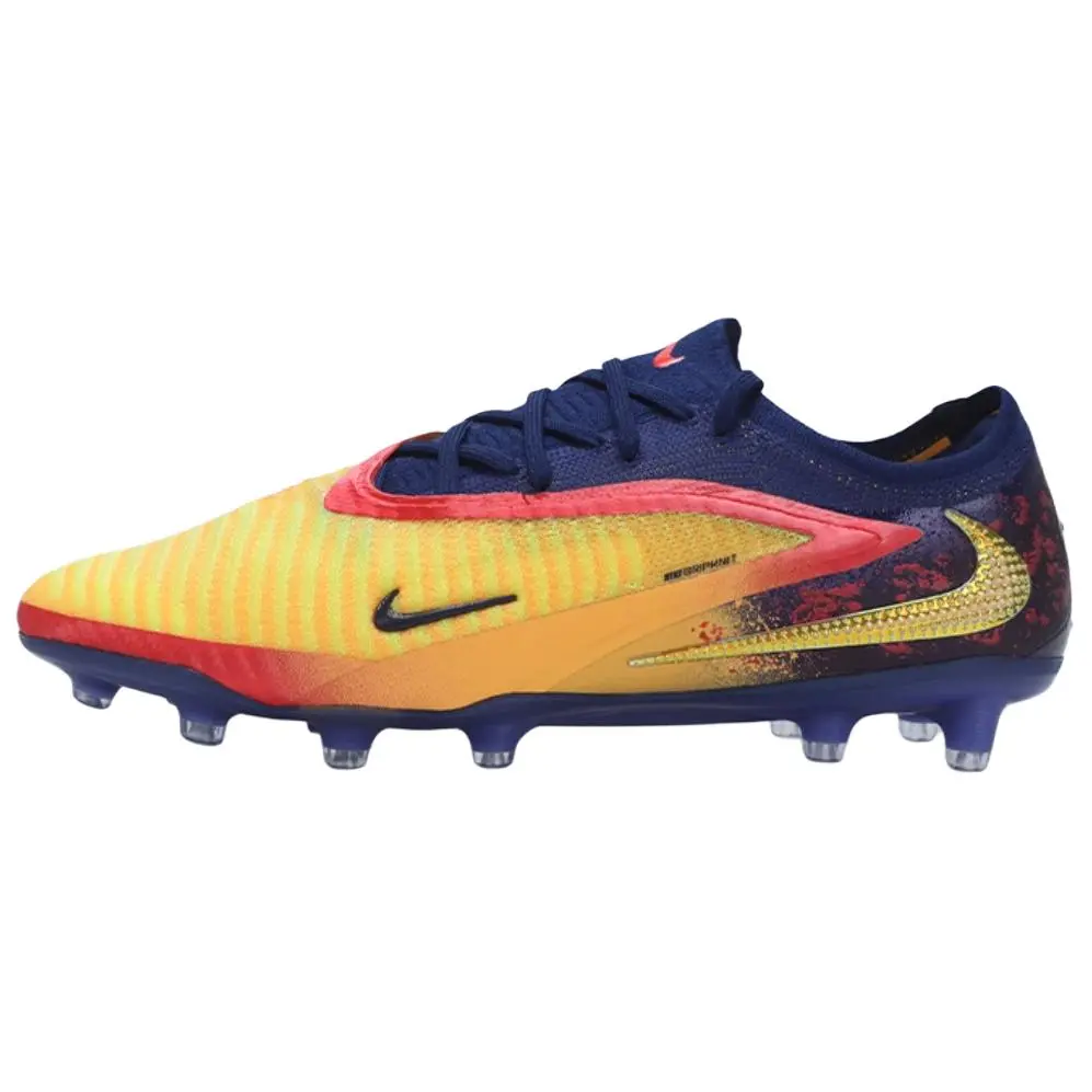 Nike Phantom 6 Low Elite AG Erling Haaland Precision Under Pressure Durable Non-slip Soccer Cleats Unisex Laser IH1784-800