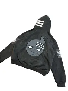Death The Kid Hoodie Soul Eater Zip Up Anime Inspired Menswear Casual Wetsuit Graphic Design for Fans