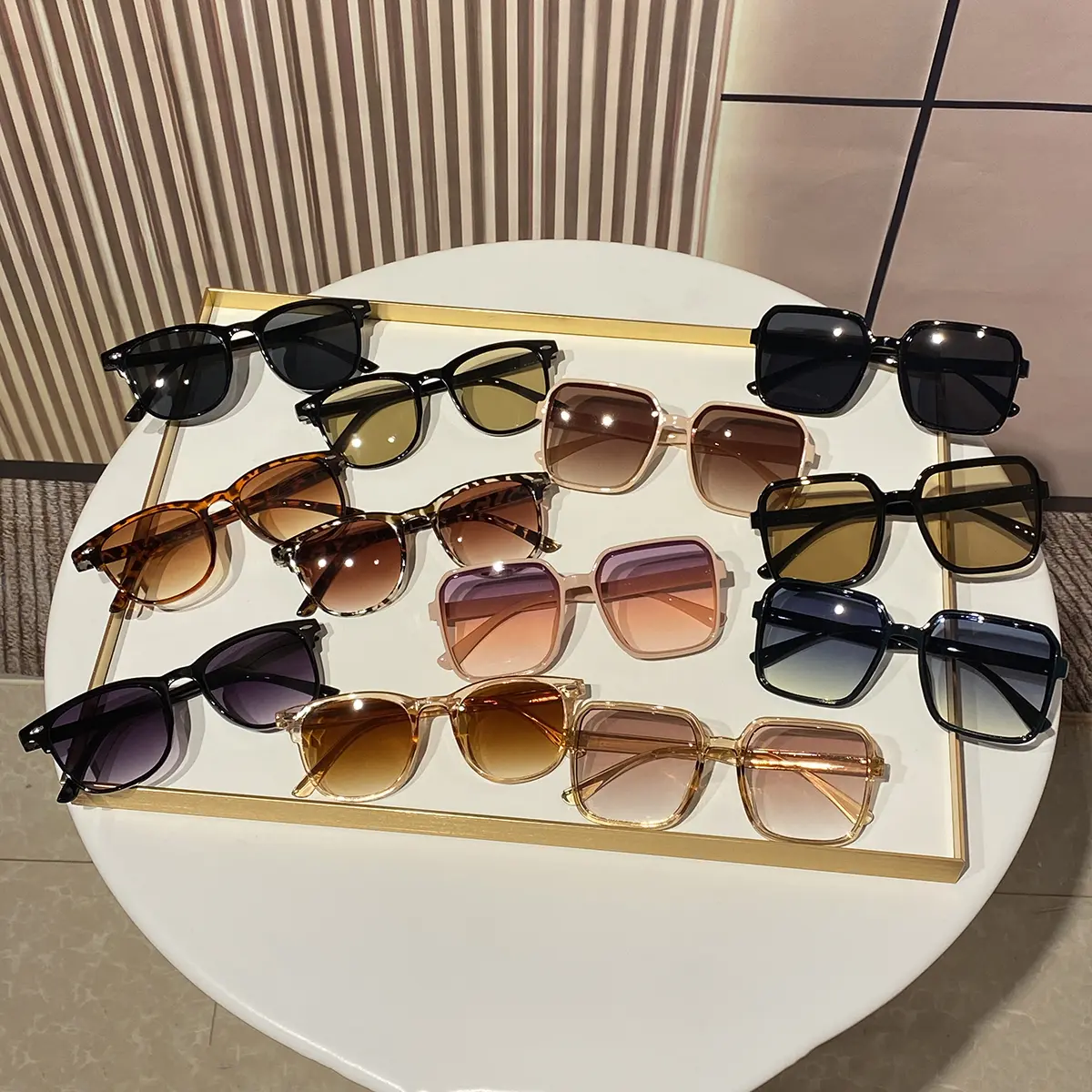 Stylish Women’s and Men mix Frame Sunglasses bundle 5 pairs assorted glasses Sunglasses for Men and Womens 36 PCS MEN & 36 PCS WOMEN Bulk  main image 2
