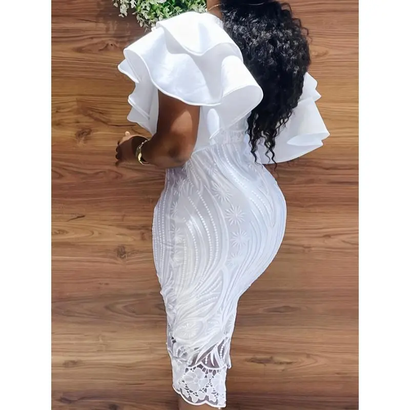 off white dresses for women Off Shoulder Wedding Dress by LaDivine 7492W main image 1