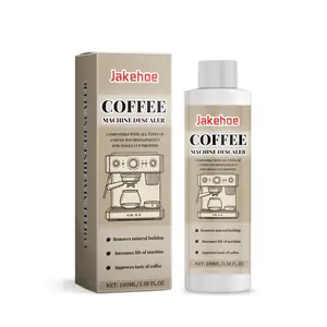Jakehoe Coffee Machine Cleaner Descaler 100ml - Removes Grease Stains Enhances Taste & Hygiene Maintenance for All Types of Machines