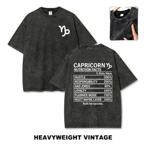 Capricorn constellation Vintage Tee 90s Graphic Tees Men's t Shirts Graphic Tee t Shirts Funny Graphic Tee Good Graphic Tees Men's Graphic Tees Streetwear Outfits Men Vacation Outfits Oversized Tshirt Men