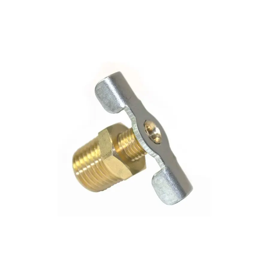 Interstate Pneumatic Drain Valve - CHOOSE A MODEL (1/4" MPT-Wing Flange, 1/4" NPT Mini Drain Valve, or 1/4" Knurled Knob)