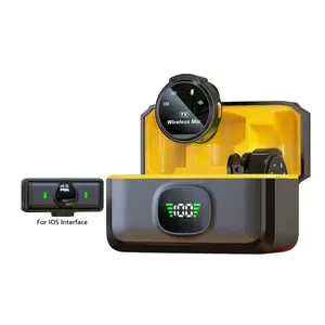 Magnetic Microphone for Audio Recording Compact Smartphone Device Cellphone Selfie