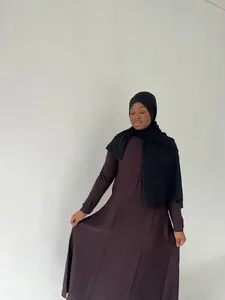 Petite Brown Nida Abaya