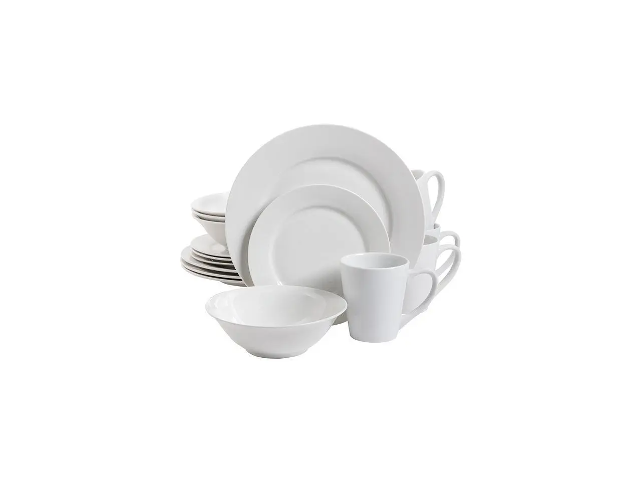 Gibson Overseas Noble Court 16 PC Fine Ceramic Dinnerware Set