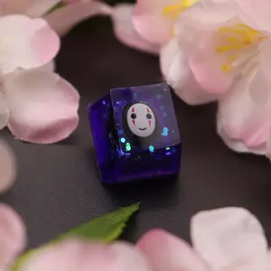 Kawaii Face Artesian Keycap | Handmade Keycap | Anime Keycap | Mechanical Keyboard Keycaps | Escape Keycap