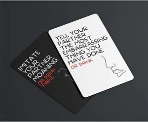 Drinking Game Card Deck Card Game  Adventurous Playing Cards Bedroom Game for Couple Lover  Including 50 Cards,Card Games for Couples,Date Nights,Game Nights,and Parties,Deepen Your Relationship Perfect Couples Gift