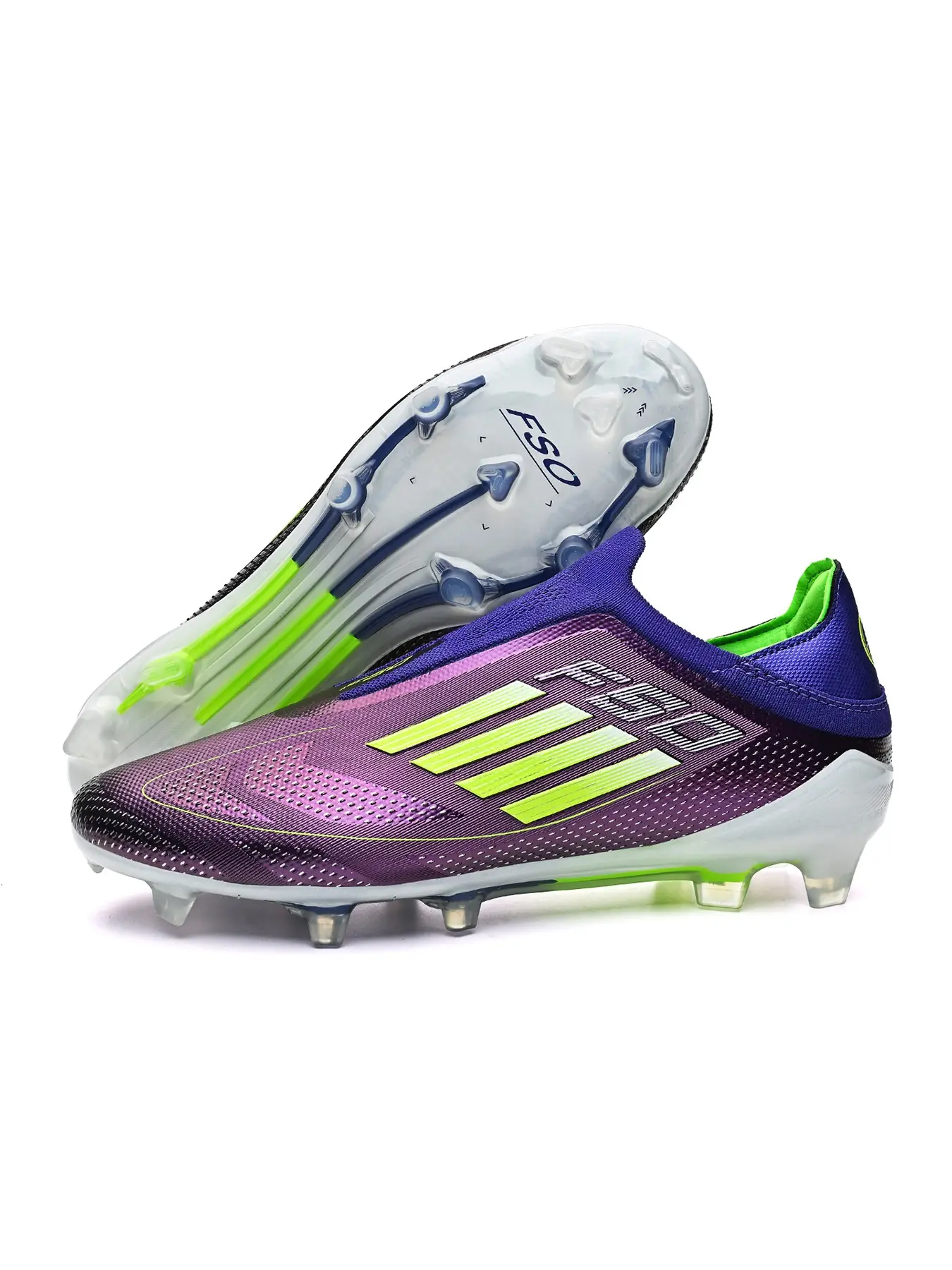 New Men's Football Shoes Anti-Slip Ag Long Studs Professional Competition Training Outdoor Lawn Soccer Boots Soccer Cleats Breathable Lightweight Classic Sports