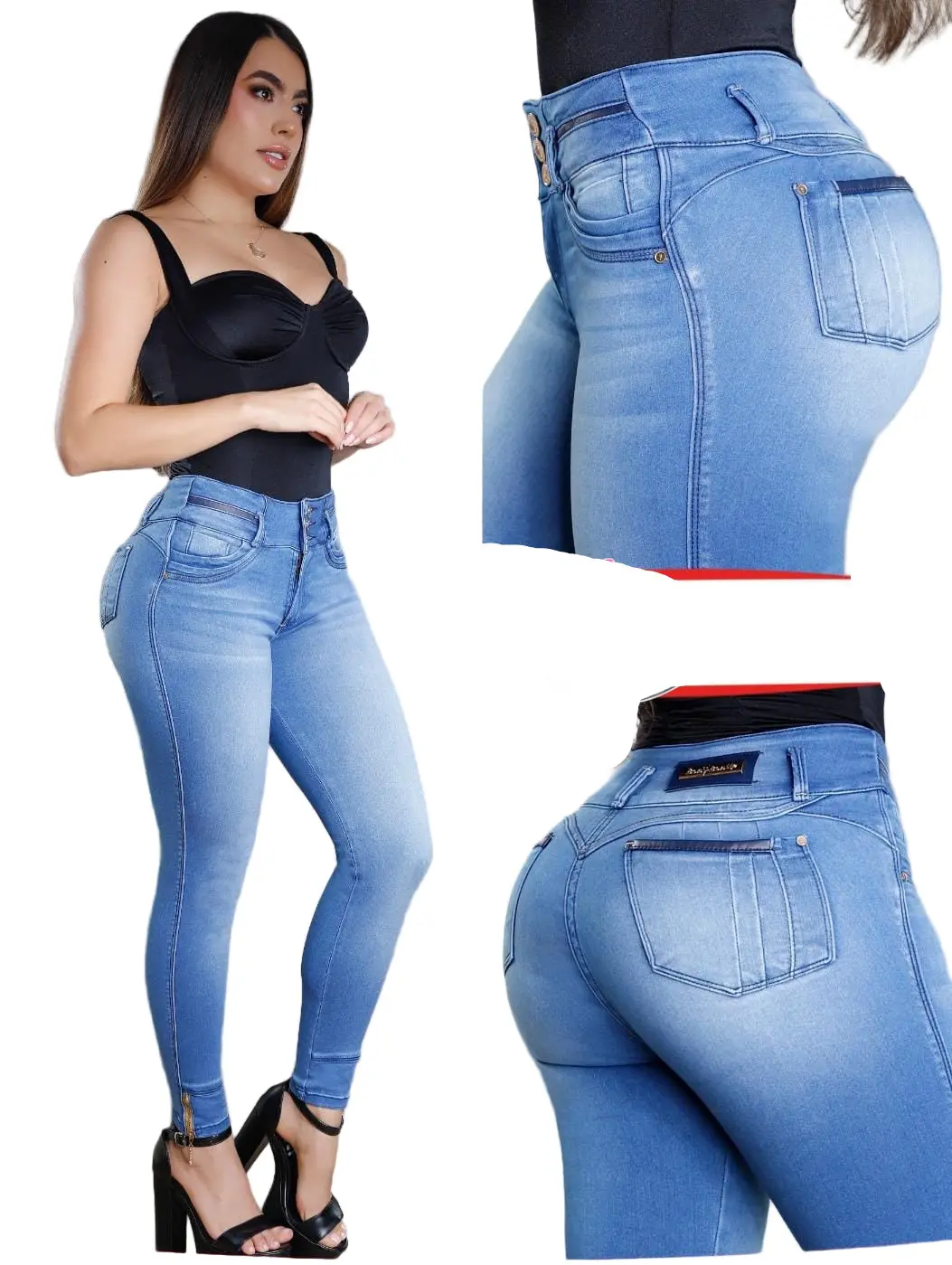 Colombian Jeans 8336 Bon Bon up butt lifter high waist tummy control push up effect skinny