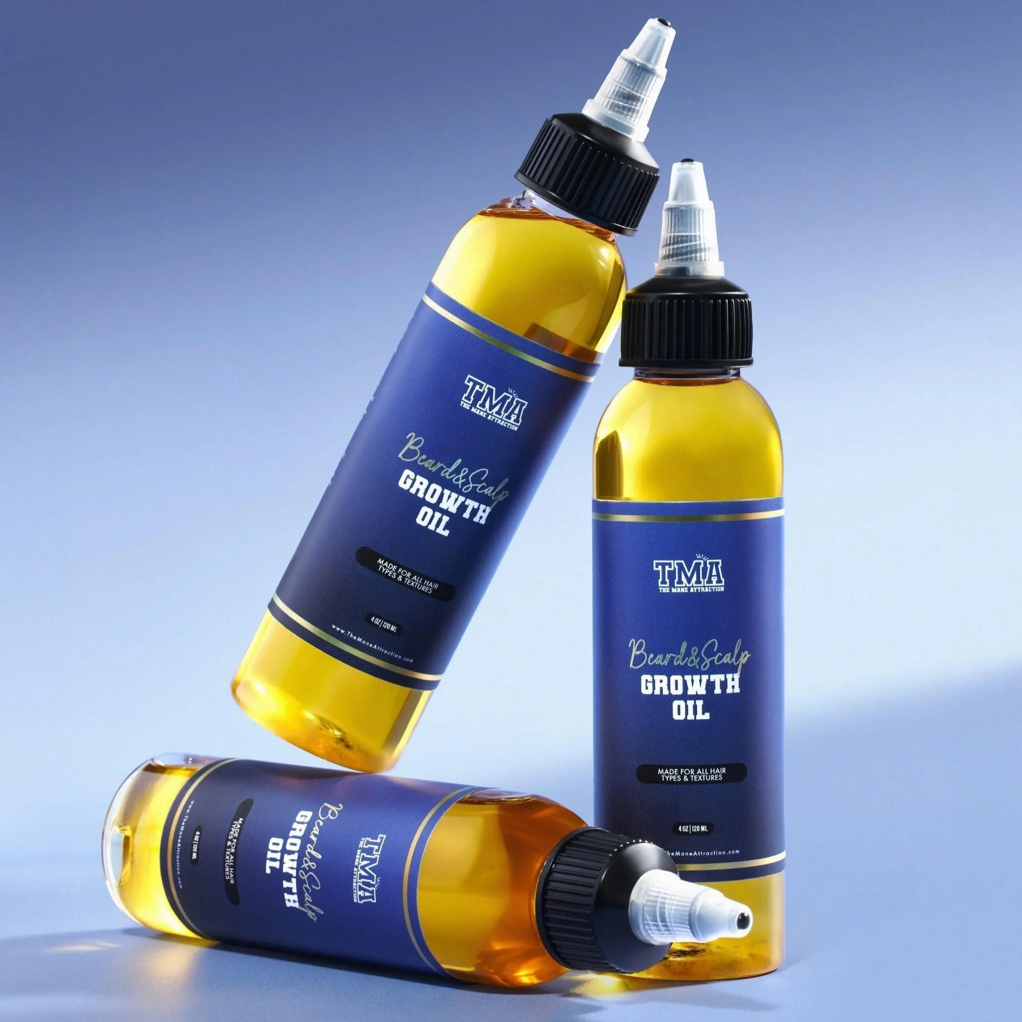 Jumbo Beard & Scalp Stimulating Growth Oil 3-In-1 Bundle Hair Care Product Thicker Fuller Hair Thickening Boost Haircare