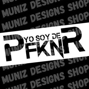Yo soy de PfknR sticker