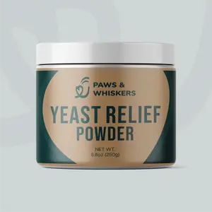 Dog Yeast Relief Powder, Pet Healthcare Supplement for Canine Yeast Support