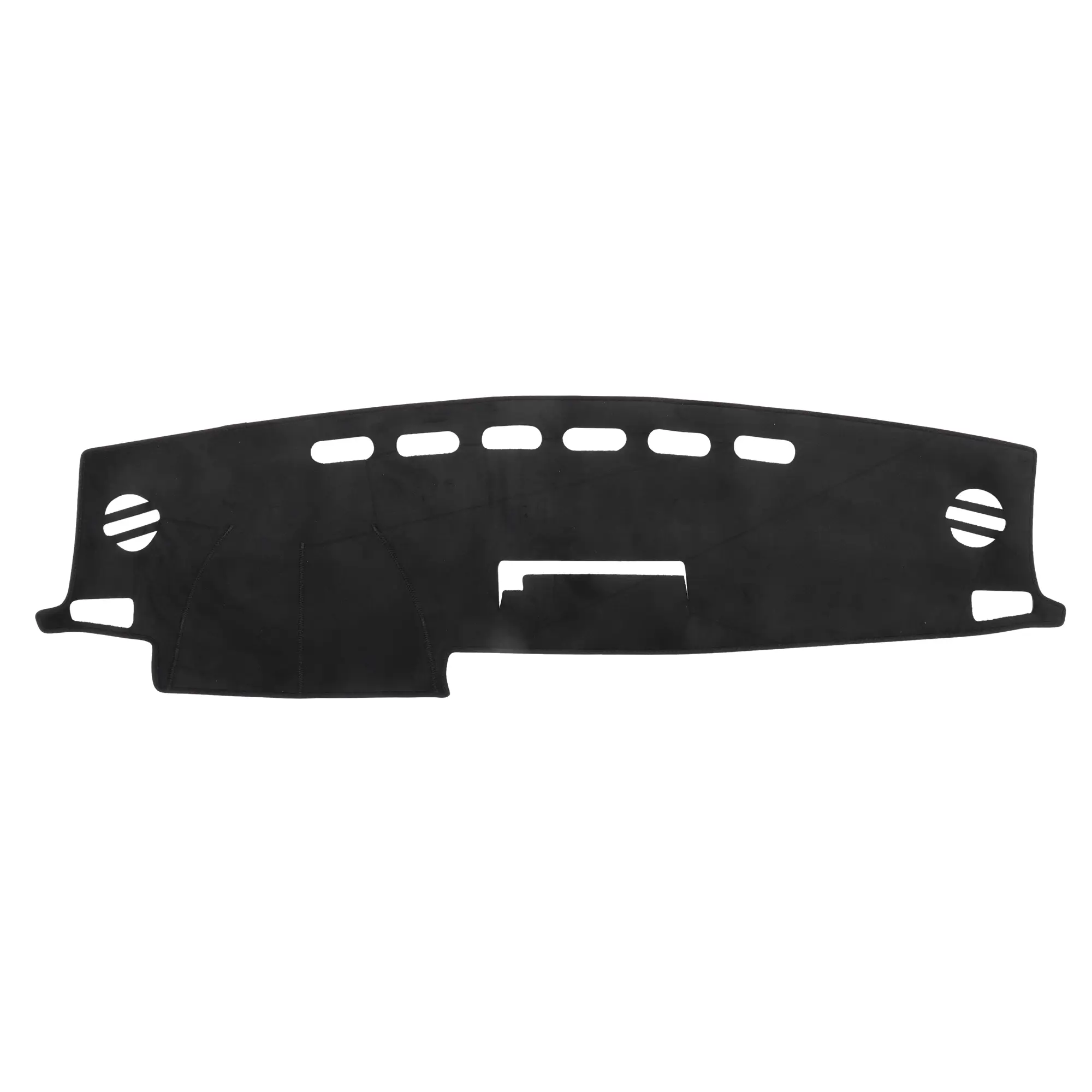 Car Dashboard Cover Mat Center Console Interior Trim Dash Board Mat for Toyota RAV4 2013-2018 Protective Flannels Black