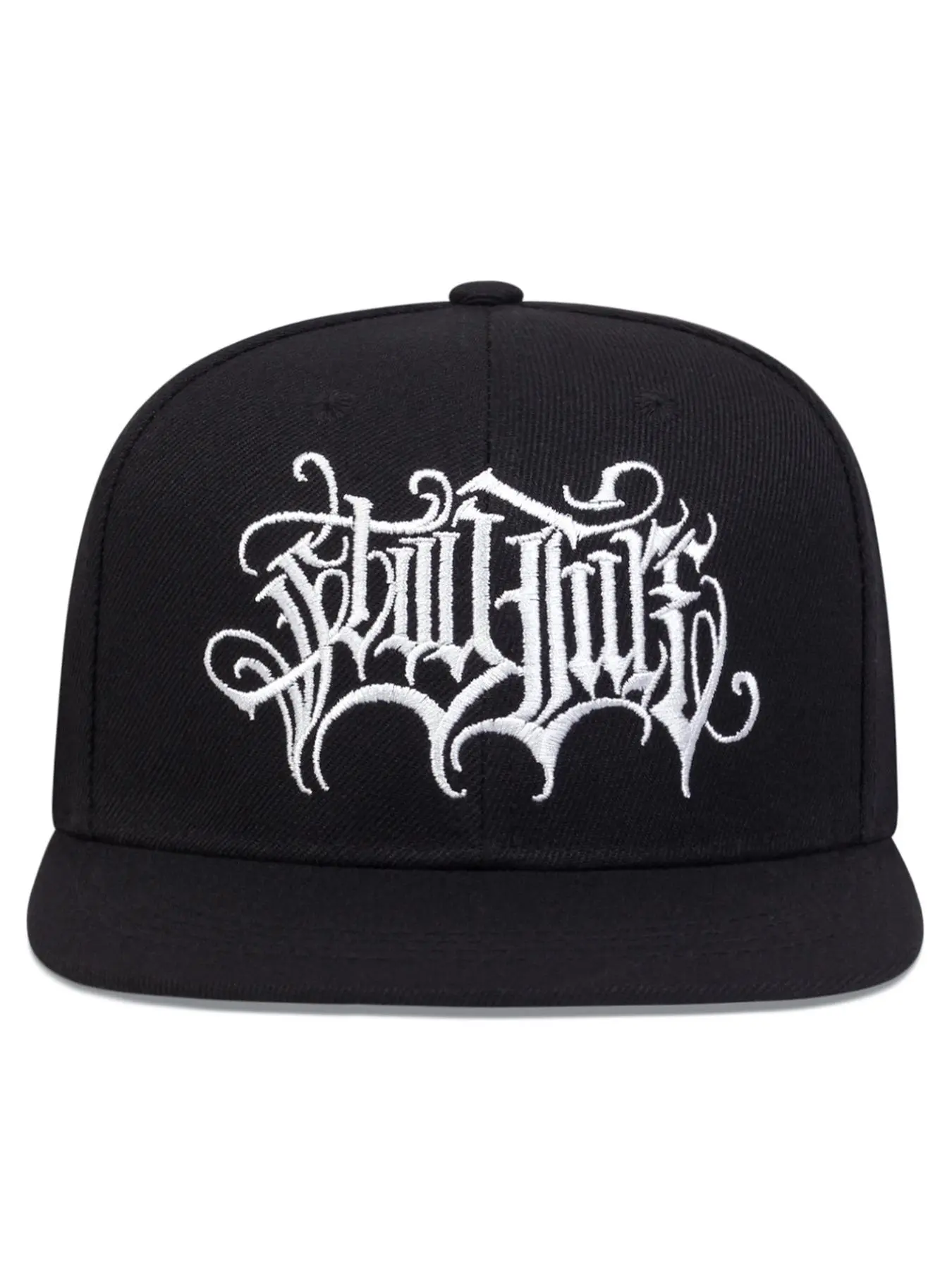 1 Piece Men's Fashion Embroidery Baseball Cap, Trendy Summer Sports Flat-Brimmed Hat, Casual Hiphop Fashion Accessories For Women Teenagers, Letter Embroidered Hat, Embroidered Snapback Hat, Fitted Snapback Hats