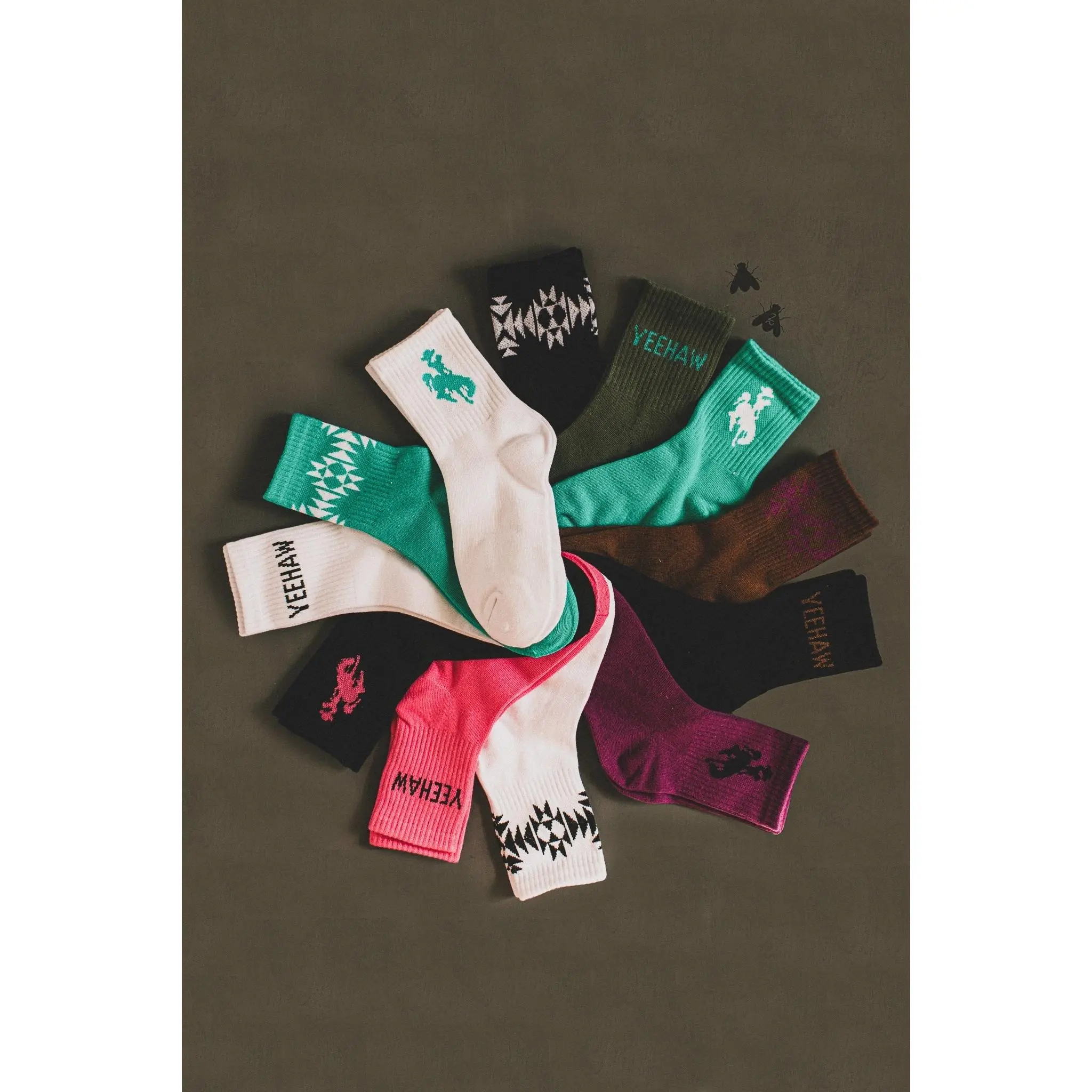 Sock Em Western Socks