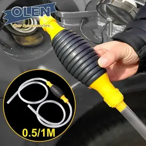 Hand Fuel Pump Car Fuel Tank Sucker Oil Transfer Fuel Pump Petrol Diesel Liquid Manual Pump Fuel Saver for Gas Gasoline Automotive