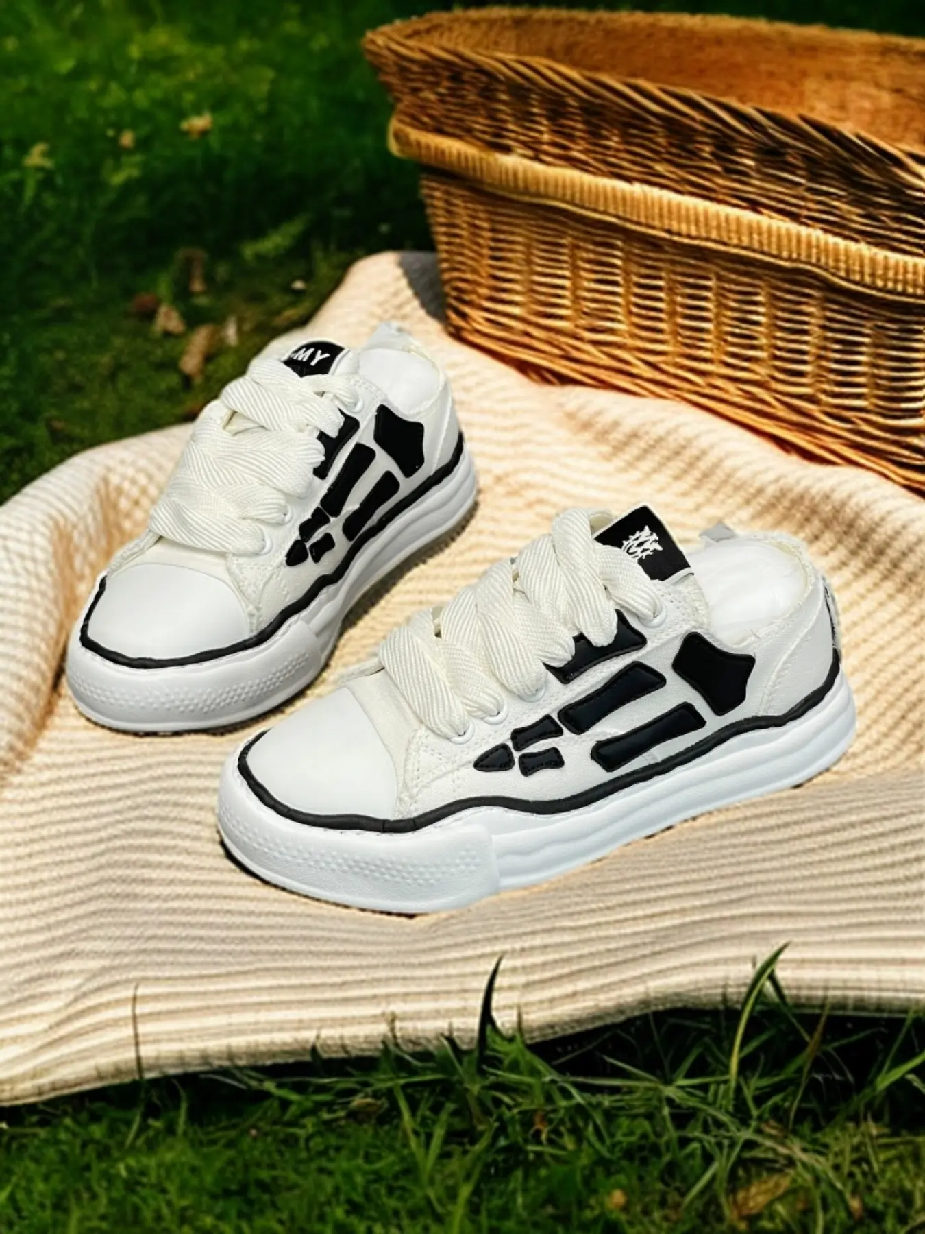 Vintage Dissolving Textile Shoes Unisex Thick Rubber Sole Height Increasing Casual Sneakers Trainer Walking Shoes, Comfortable and Stylish Footwear for All Seasons