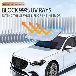 Upgrade Foldable Vehicle Windshield Sunshade Heat Insulation Cool Interior Sun Cover