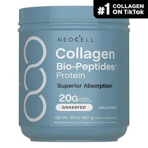 NeoCell Collagen Peptides Powder 20oz - Grassfed Protein Supplement - Advanced with 18 Essential Amino Acids-3NC Dietary Edible Fitness Vitamin Muscle
