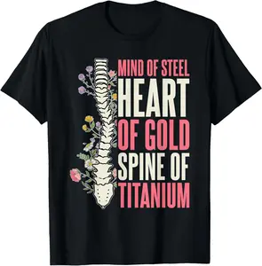 Scoliosis Warrior Scoliosis Surgery Recovery T-Shirt