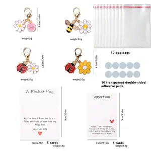 Butterfly Keychain Gift Set, 10pc or 20pc Acrylic & Card,  Ideal for Birthday Wedding Xmas Gifts, Fashionable Alloy Keychain  Fashionable Resin Initial Letter Keychain for Women & Girls, Birthday Gift, Cute Charms Keychain, Stylish Keychain