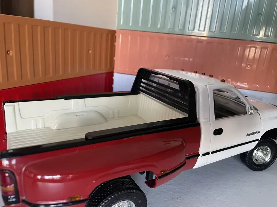 3D Printed Headache Rack for 1/18 Anson Dodge Ram 3500 Dually 1995 JRL