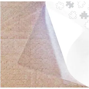 Puzzle Glue Sheets Clear Extra Large Puzzle Saver Peel and Stick - Preserve & Frame 1000 Piece Puzzle 24"X 30" in Minutes