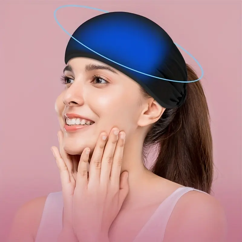 Ice Cooling Gel Headband For Headache Migraine Relief, Ice Cap, Ice Hat, Ice Mask, Neck Ice Pack, Neck Cooler Ice Pack, Gel Eye Mask For Puffy Eyes, Hangover, Tension And Stress