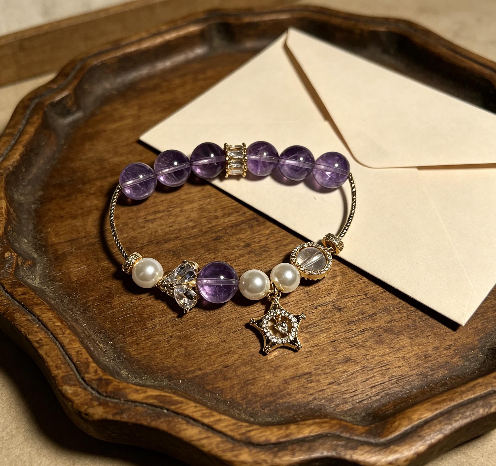 Mixed Natural Crystal Gold Bracelet, Handmade Spiritual Energy Bangle, Healing Gemstone Jewelry for Daily Wear, Dating & Party, Mysterious Elegant Wrist Accessory