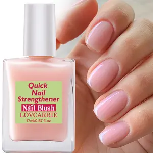 LOVCARRIE Natural Pink Quick-Dry Gel Nail Polish For fragile, prone-to-peeling nails Strengthening formula Easy-to-apply nail care