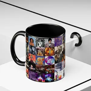 Prince Discography Mug, Album Cover Coffee Mug 11oz