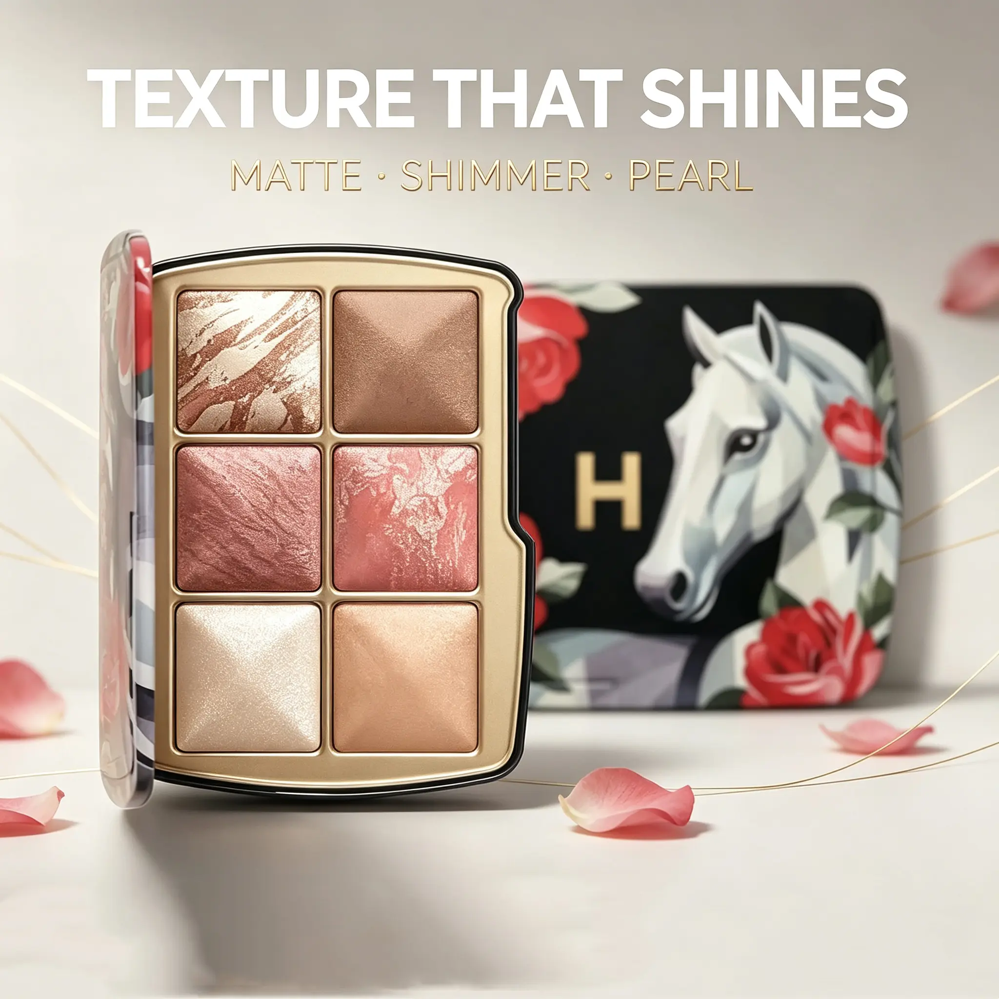 4-in-1 Animal Eyeshadow Blush Palette | One Palette Finish Full Makeup